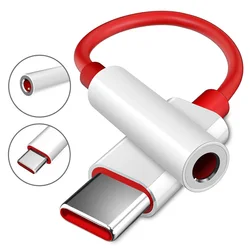 For OnePlus 1+ 12 11 10 9 8 7T Ace Pro 10 11R 9RT Nord 2 3 T USB Type C To 3.5mm Earphone Jack Adapter Audio Aux Converter Cable