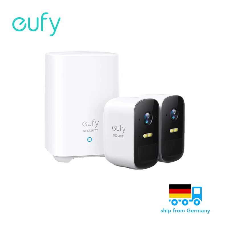 eufy Security eufyCam 2C Wireless Home Security Camera 180-Day Battery Life HomeKit Compatibility 1080p HD No Monthly Fee EU&UK