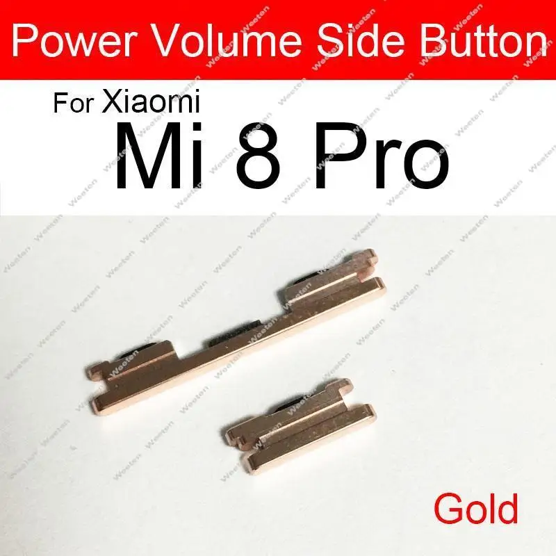 Power Volume Button For Xiaomi Mi 8 Mi 8Se Mi 8 Lite/Youth On OFF Power Volume Side Key Small Buttons Replacement