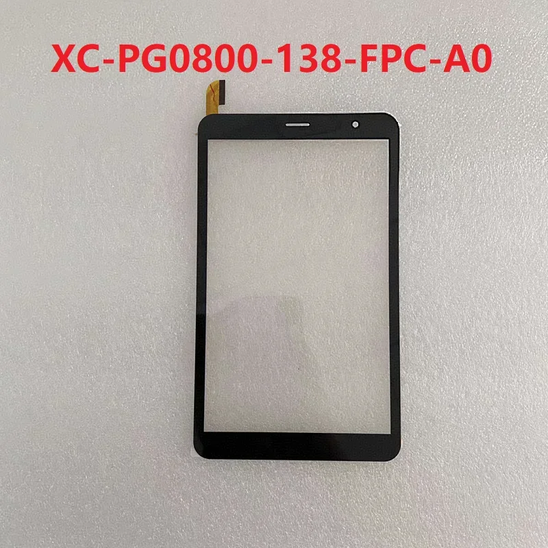 

10 шт. черный 8 дюймов для XC-PG0800-138-FPC-A0 51PIN планшетный ПК емкостный сенсорный экран дигитайзер сенсор внешняя стеклянная панель