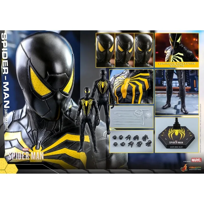 Homem-Aranha Genuine Figura Anime Colecionável, Brinquedos Modelo Anti Ock, Brinquedos Quentes, Ps4 Maravilhas, 1:6, Vgm44