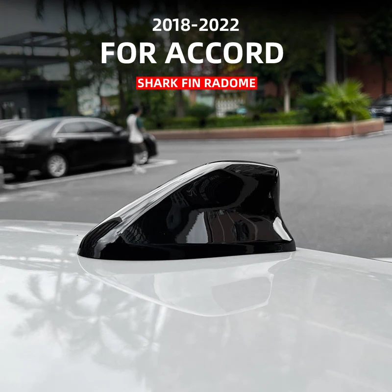 

Для HONDA 2018-2022 ACCORD ﻿ Антенна на крыше седана, декоративная крышка в виде плавника акулы, аксессуары