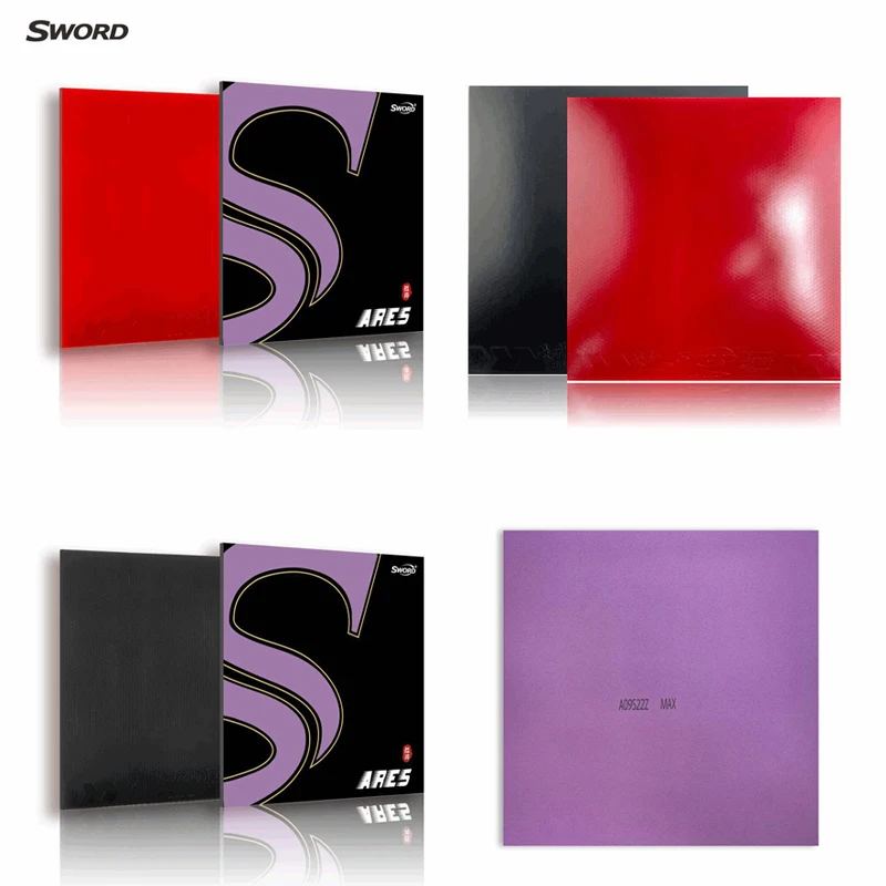 

2026 New Purple God of War Table Tennis Rubber Sheet High-viscosity Offensive Sponge Rubber Arc Ring Offensive Ping Pong Rubber