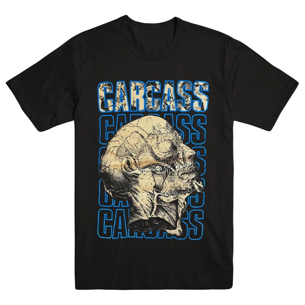 CARCASS Necro Head Band T-Shirt Cotton Graphic Tee Men Women Summer Streetwear
