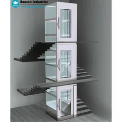 2-4 Floors small shaftless residential elevators hydraulic ascensor house villa lift passenger home lift