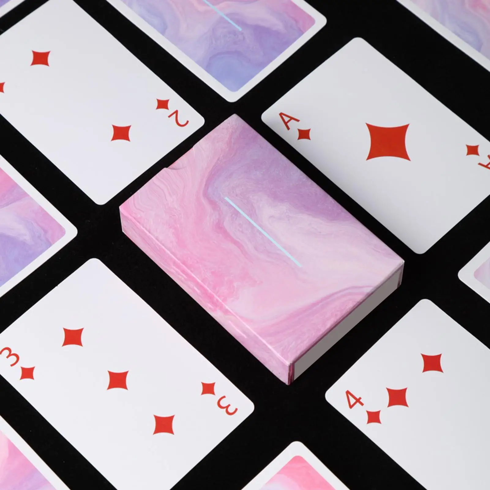 54 قطعة أوراق اللعب ألعاب الورق العائلية لعبة الطاولة بطاقات ليلية الفن بطاقات للعب لعبة ببطاقات ورقية لعب للمراهقين الاطفال البالغين