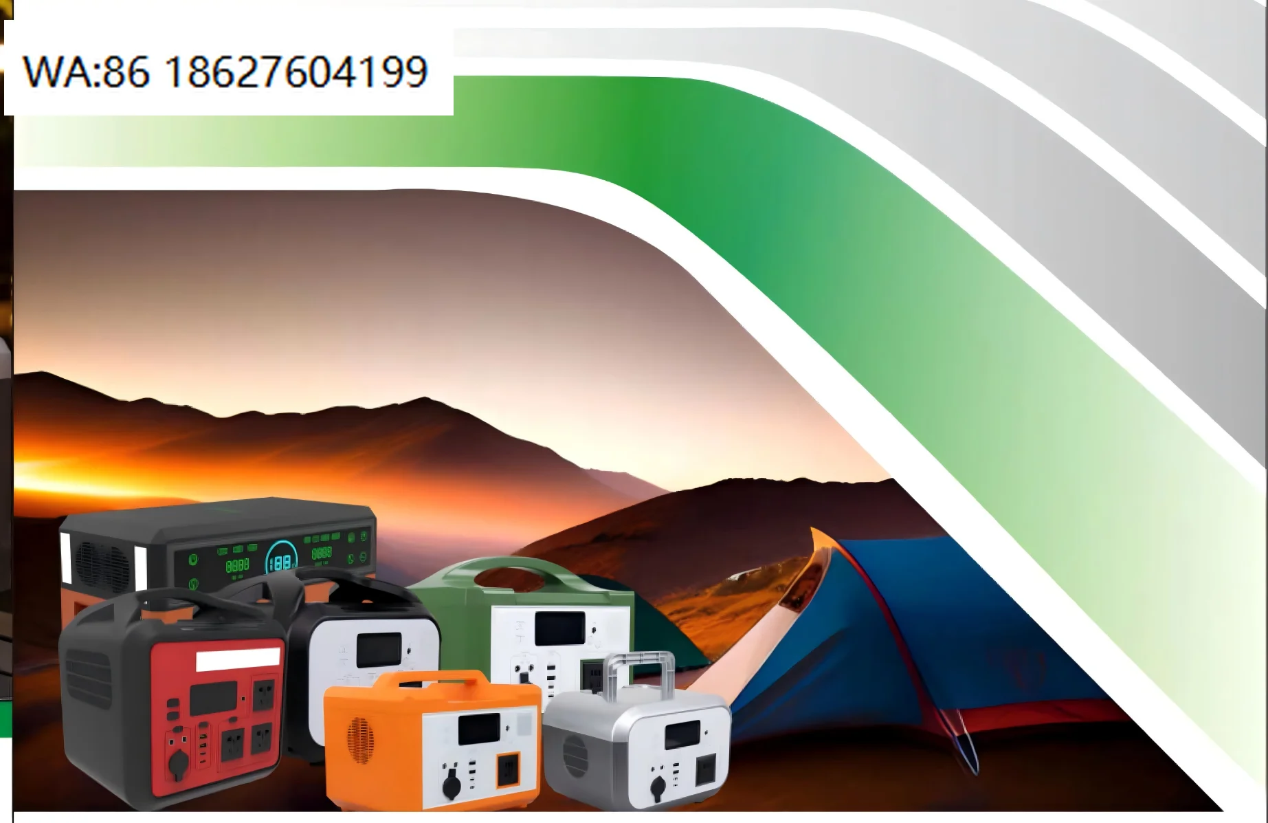 Expandable Solar Portable Power Station, Multi-function Energy Storage, Home Outdoor RV Camping Emergency Supply