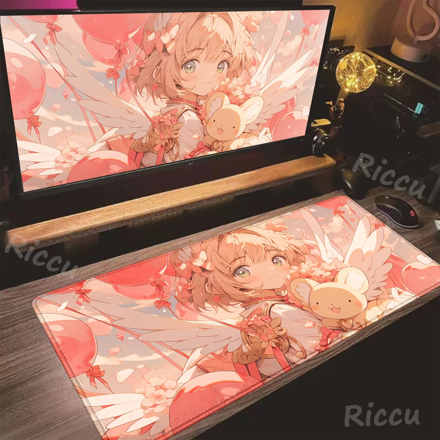 Anime Mousepad Card Captor Sakura Large Gaming Mouse Pad Clow Card Keyboard Mouse Mats Carpet Computer Office Table Desk Mat