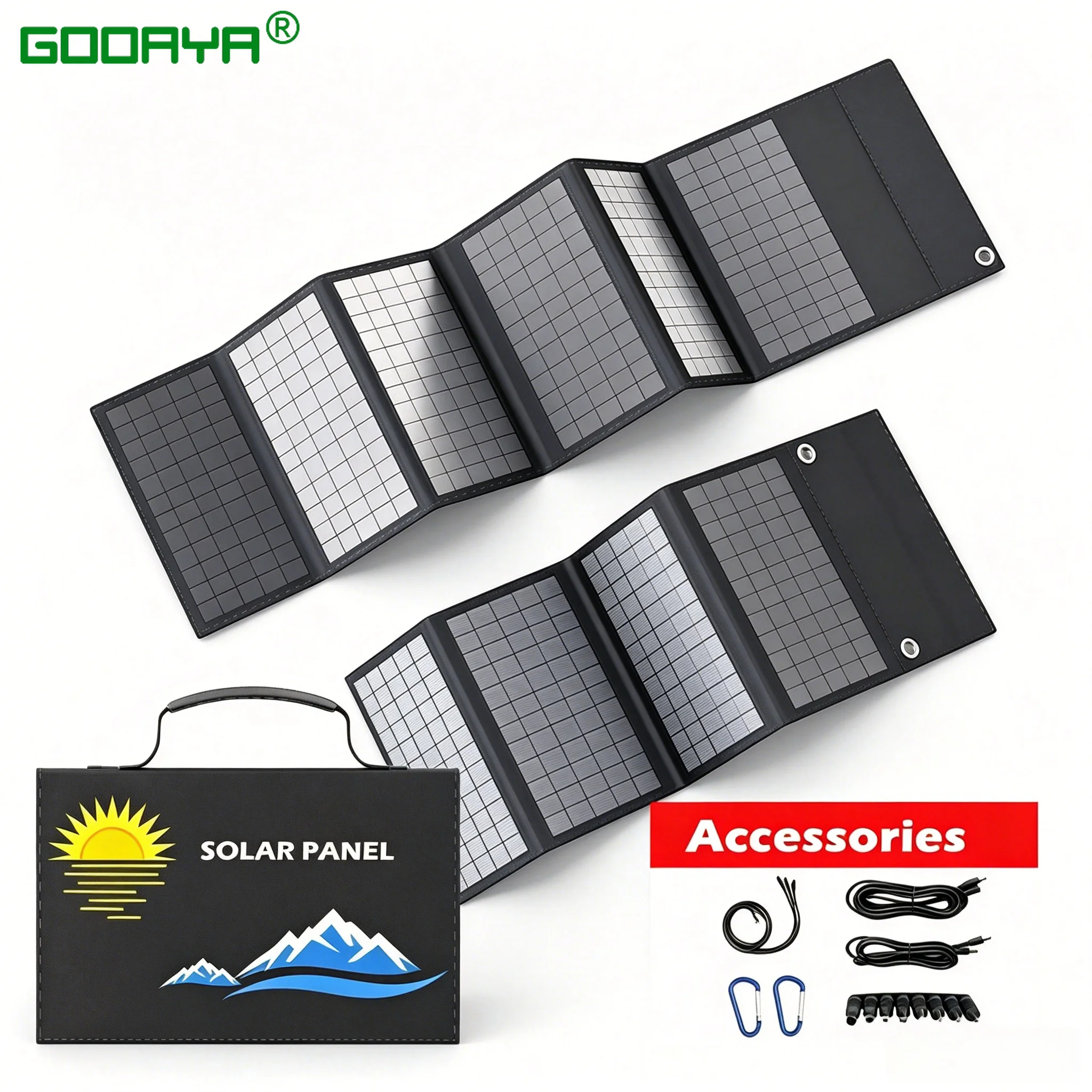 Jinko Solar Panel Cheetah - 1000W zonnepaneel draagbare opvouwbare tas USB