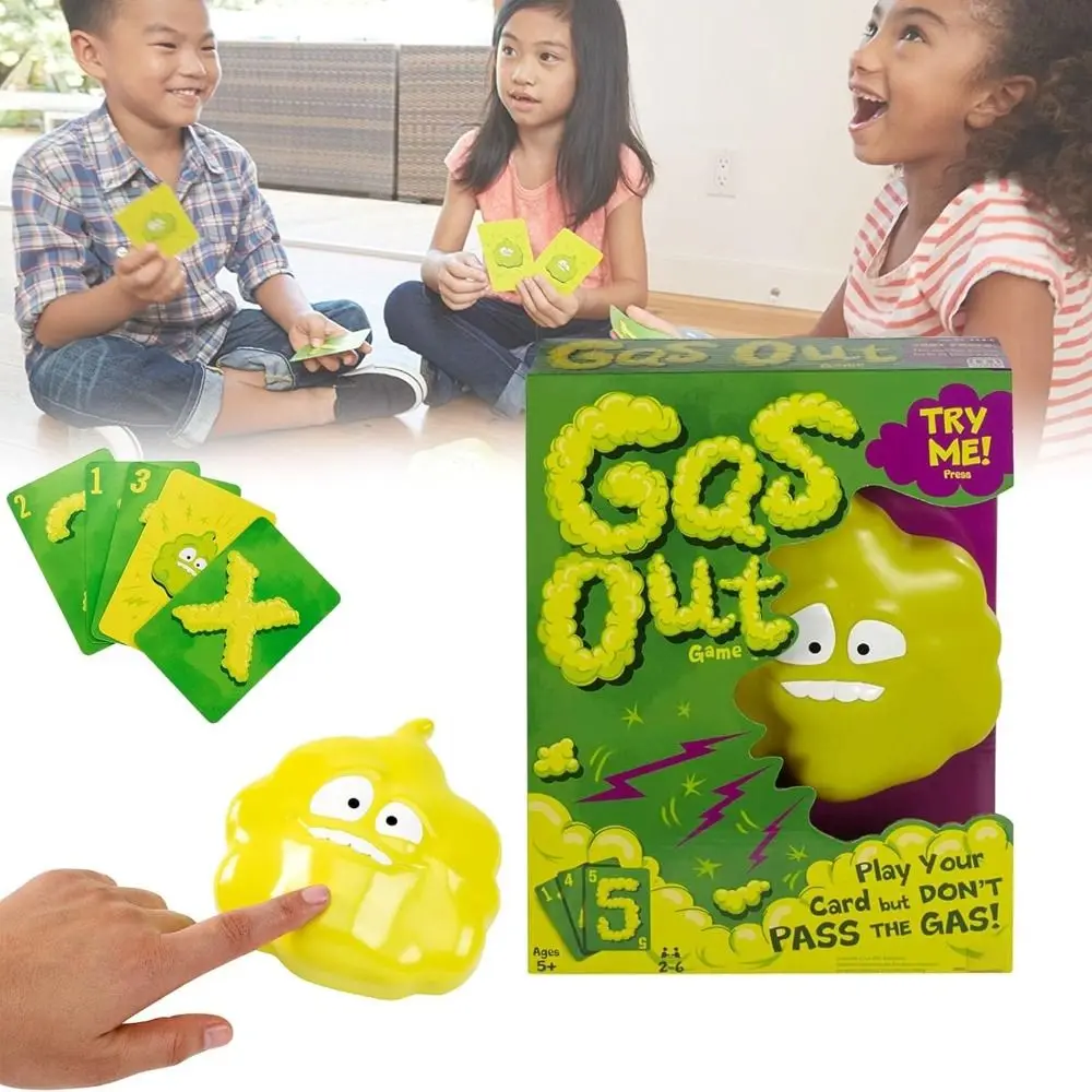 New Funny Gas Out Family Party Game Hilarious Electronic Fart Sounds Fart Card Game Gas Out Game for