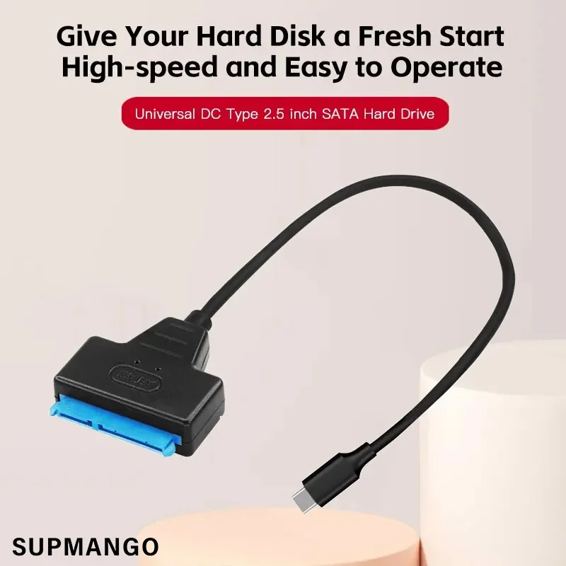 SATA To USB 3.0 / 2.0 Cable Up To 6 Gbps For 2.5 Inch External HDD SSD Hard Drive SATA 3 22 Pin Adapter USB 3.0 To Sata III Cord