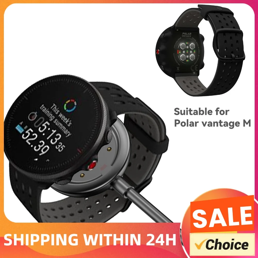 3.3FT Replacement USB Charger Charging Dock Cable USB Charging Cable Stand for POLAR Vantage V/Vantage M/ POLAR GRIT X/Ignite