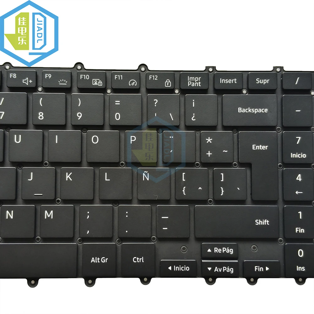 Imagem -04 - Teclado para Notebook Backlight para Samsung Galaxy Book Pro ru Russo la Latim us Inglês 360 950qdb Np950qdb Nsk8abbn Novo