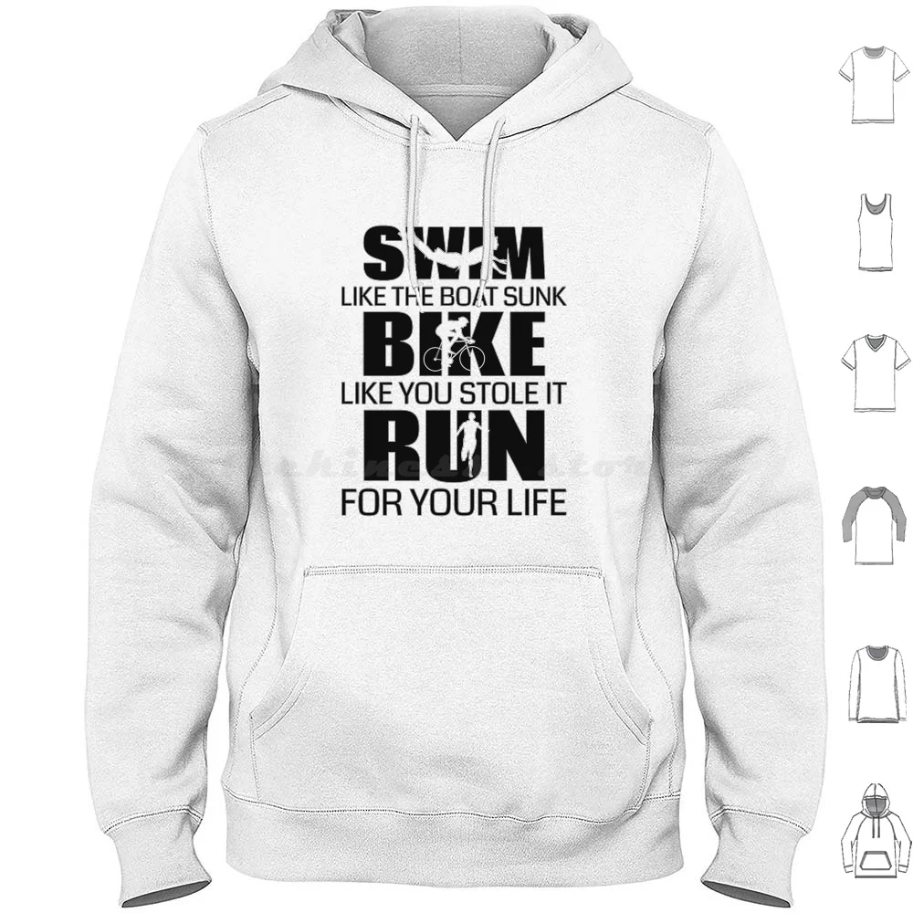 Sports & Sticker Hoodie Cotton Long Sleeve