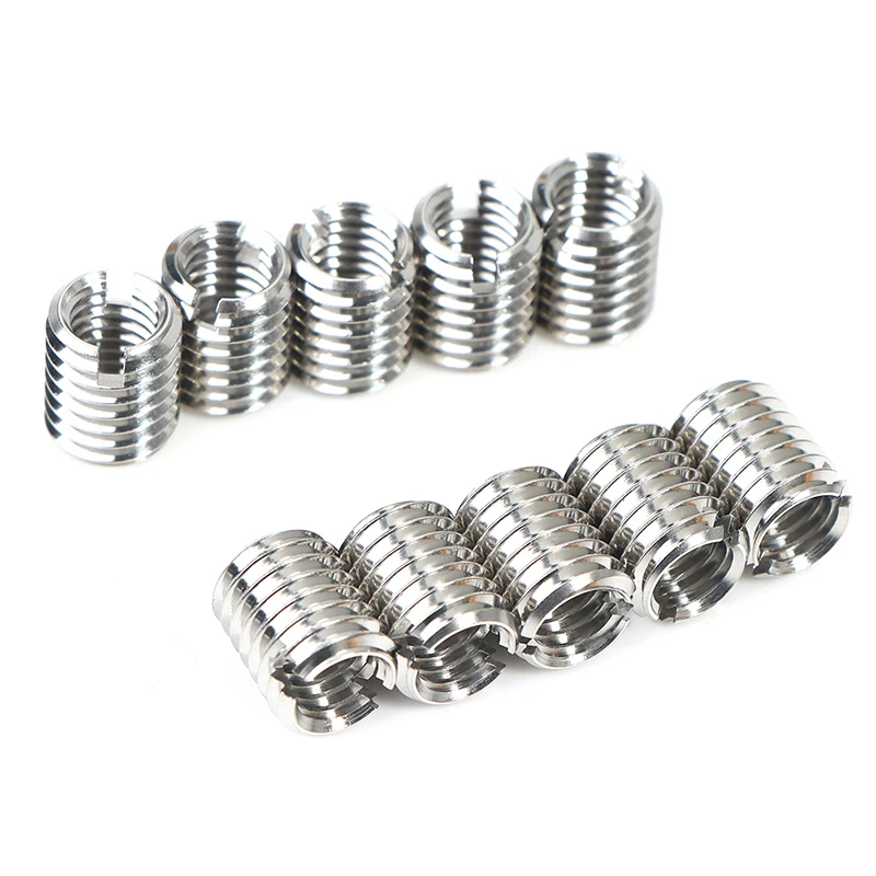 10PCS M8 Male To M6 Female Thread Adapters Stainless Steel 8mm To 6mm Reducer Converter Fittings