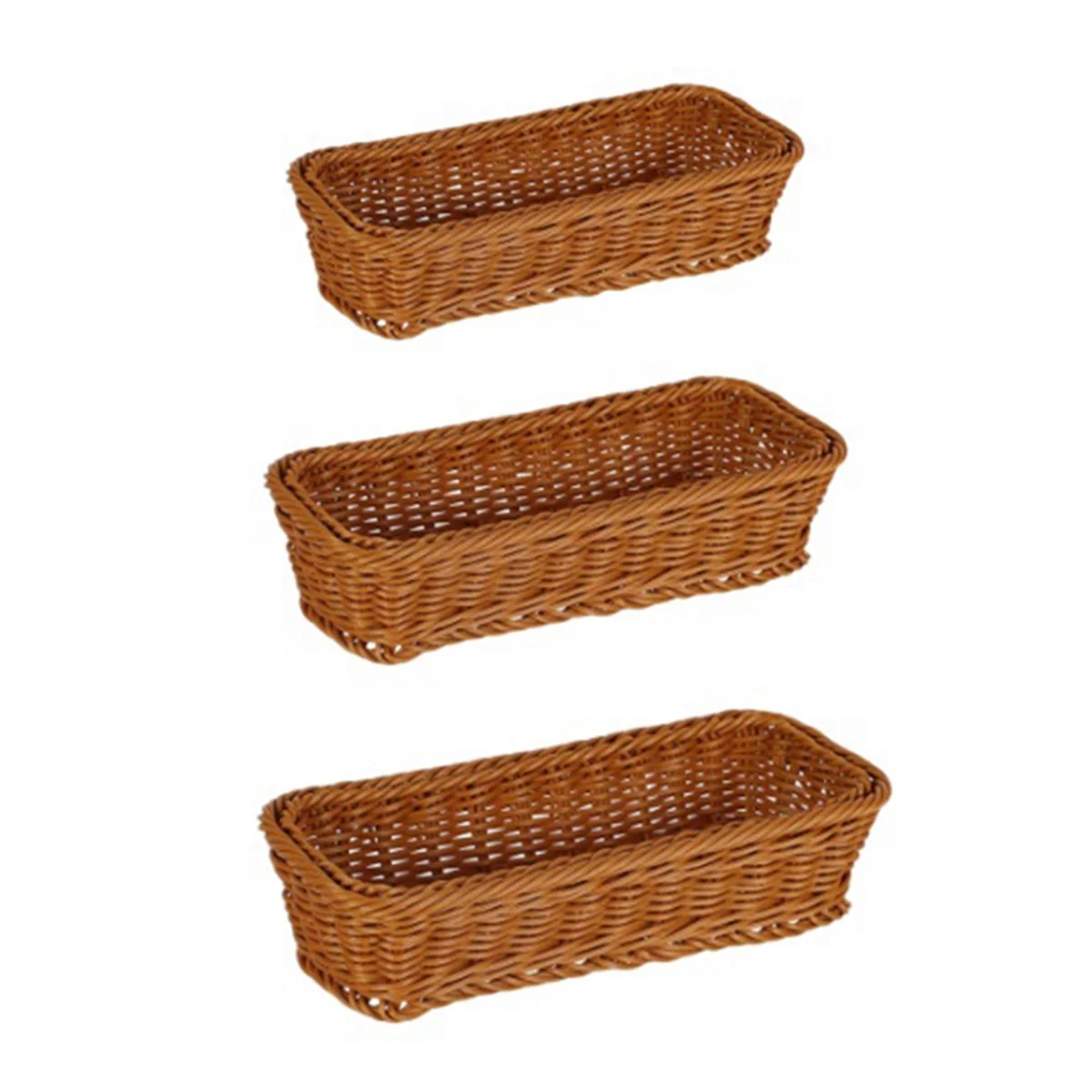 

Rattan Woven Basket Cutlery Storage Basket Chopsticks Holder Spoons Fork Storage Box Container Tableware Organizer A