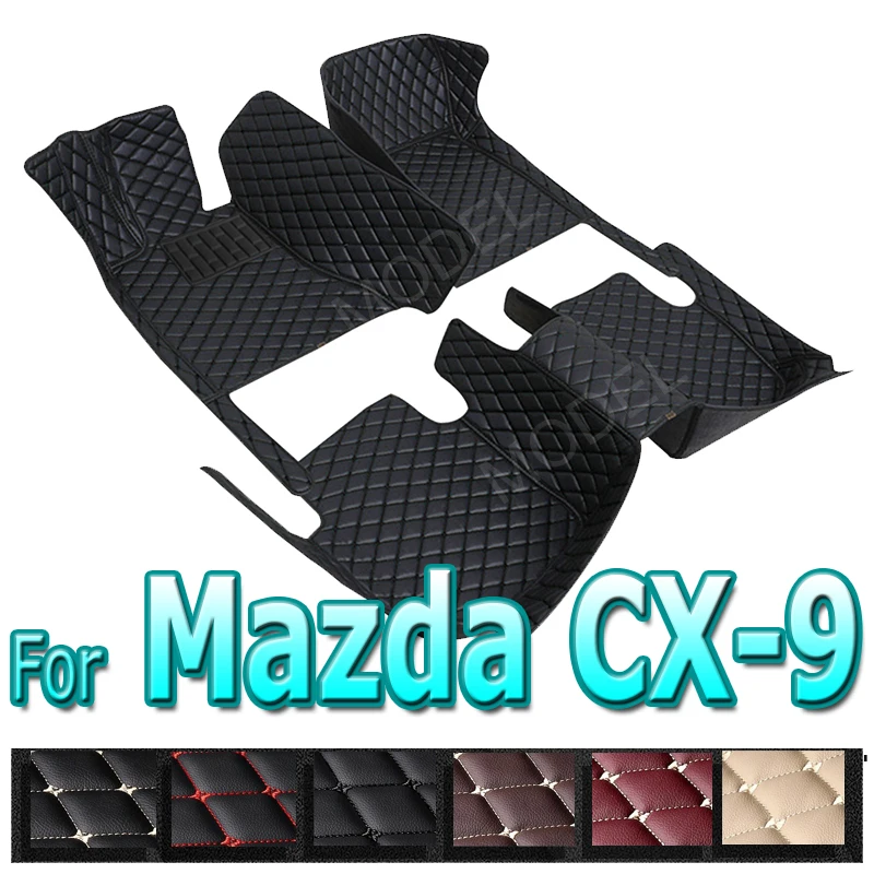 Car Floor Mats For Mazda CX-9 2007~2015 2016~2022 2008 2009 2010 2011 2012 2013 2014 2017 2018 2019 2020 2021 Car Accessories