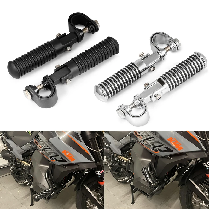 

Motorcycle Pegs 25MM 32MM Crash Bar O-Ring Clamps Mount Footrests Highway Footpegs for Harley Honda Yamaha Touring Dyna Softail