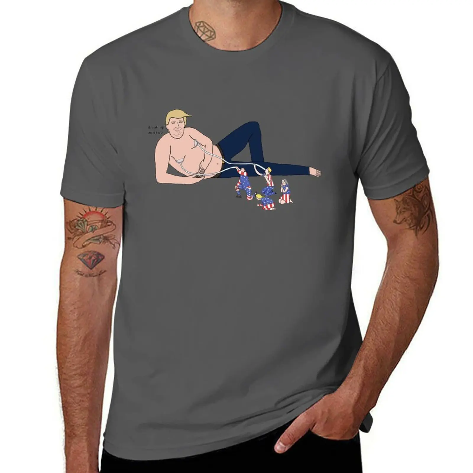 

Donald Trump Drink up America T-Shirt valentines boutique clothes blacks outfits for men