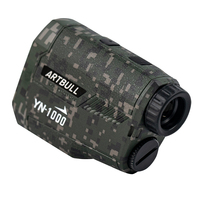 ARTBULL 1000m Golf Rangefinder 650m Telescope with Flag-Lock Slope Pin Laser Distance Meter Hunting Outdoor