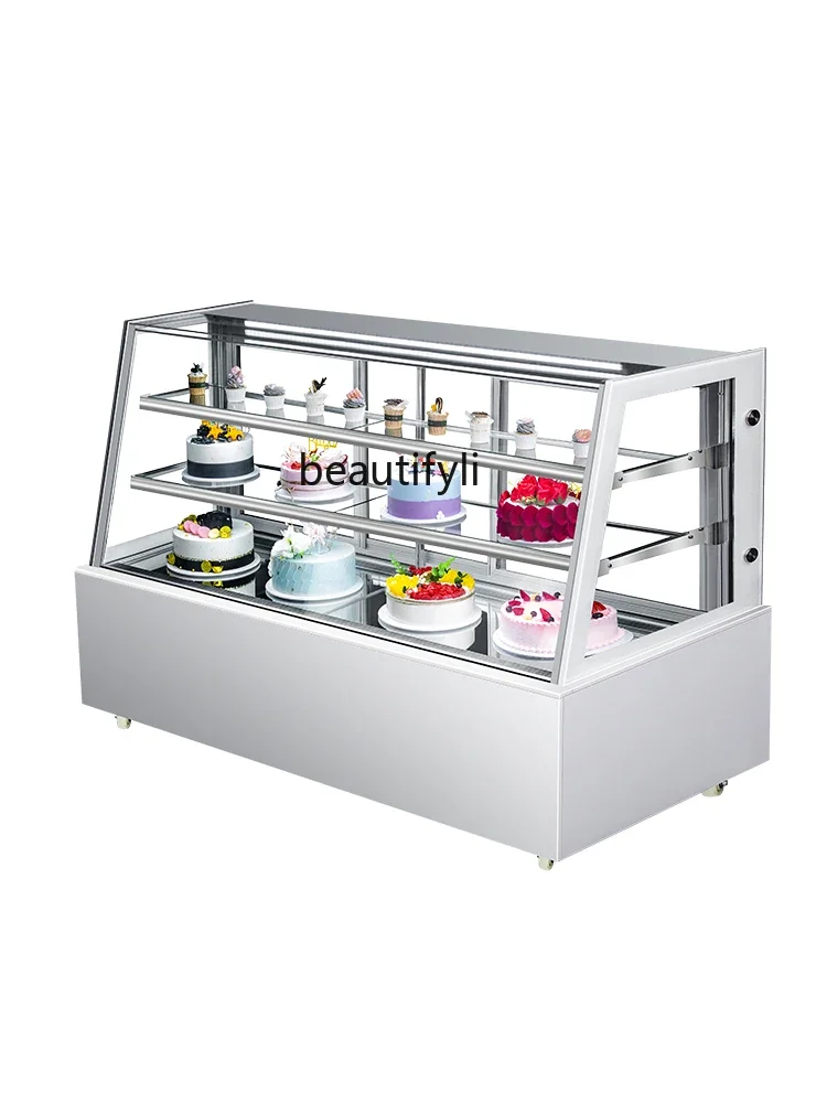 

Y Cake Display Air-Cooled Commercial Mousse Dessert Pastry Bread Fruit Refrigerated Fresh Cabinet