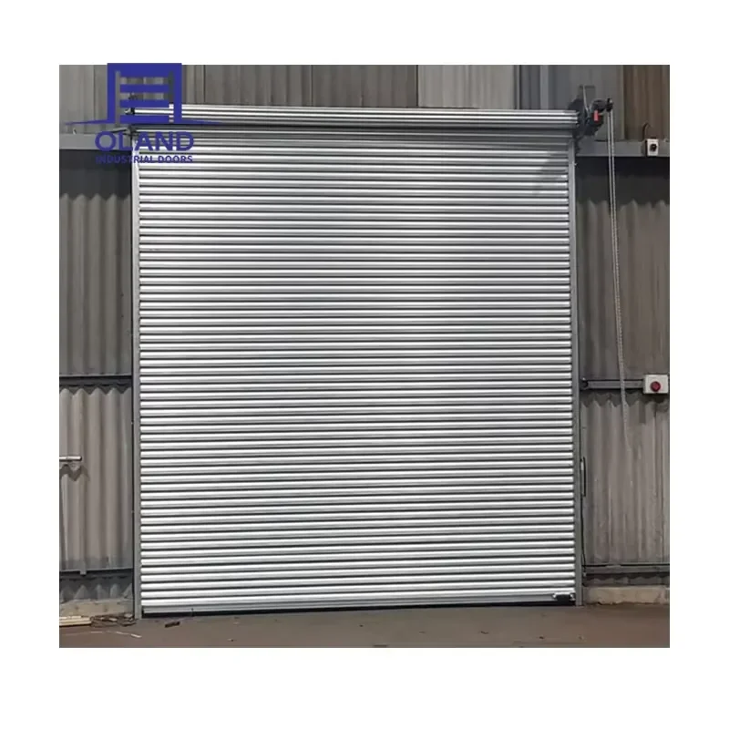 Electric Steel Windproof Rolling Shutter Door Industrial Roll Up Warehouse Door OEM Custom for Wholesale Sale