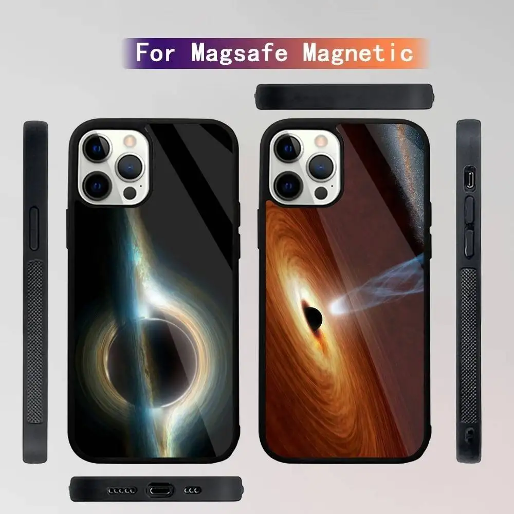 

Black Hole Universe Phone Case For iPhone 16,15,14,13,12,11,Plus,Pro,Max Mini Magsafe Magnetic Wireless Charging