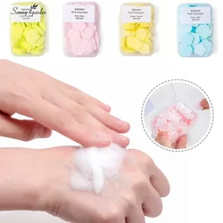 Cleaning Soaps Paper Portable Hand Washing Soap Papers Scented Slice Washing Hands Bath Travel Scented Foaming Small Soap Purple