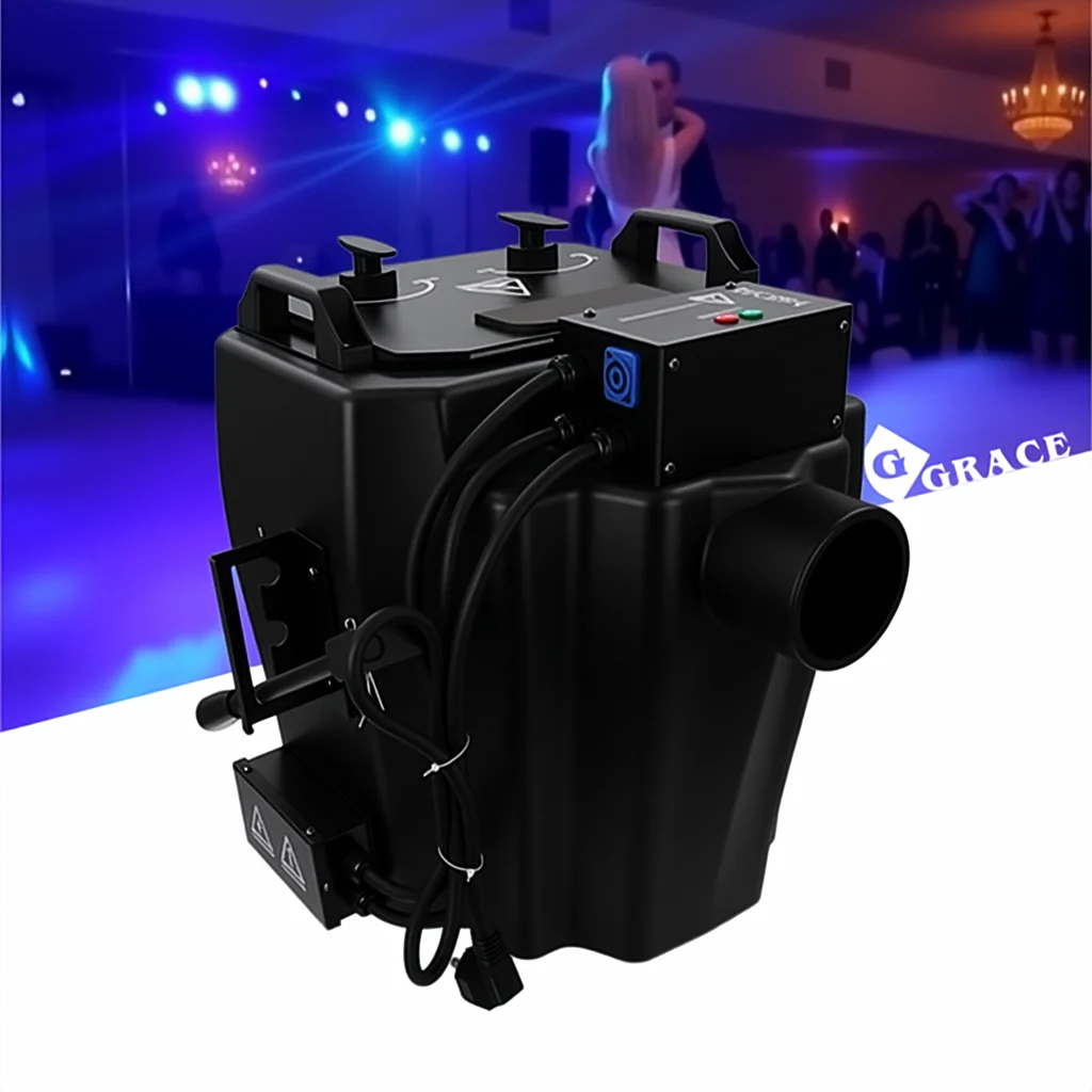 6000W Dry Ice Low Fog Machine Stage Effect Light Smoke Fog Machine for Wedding