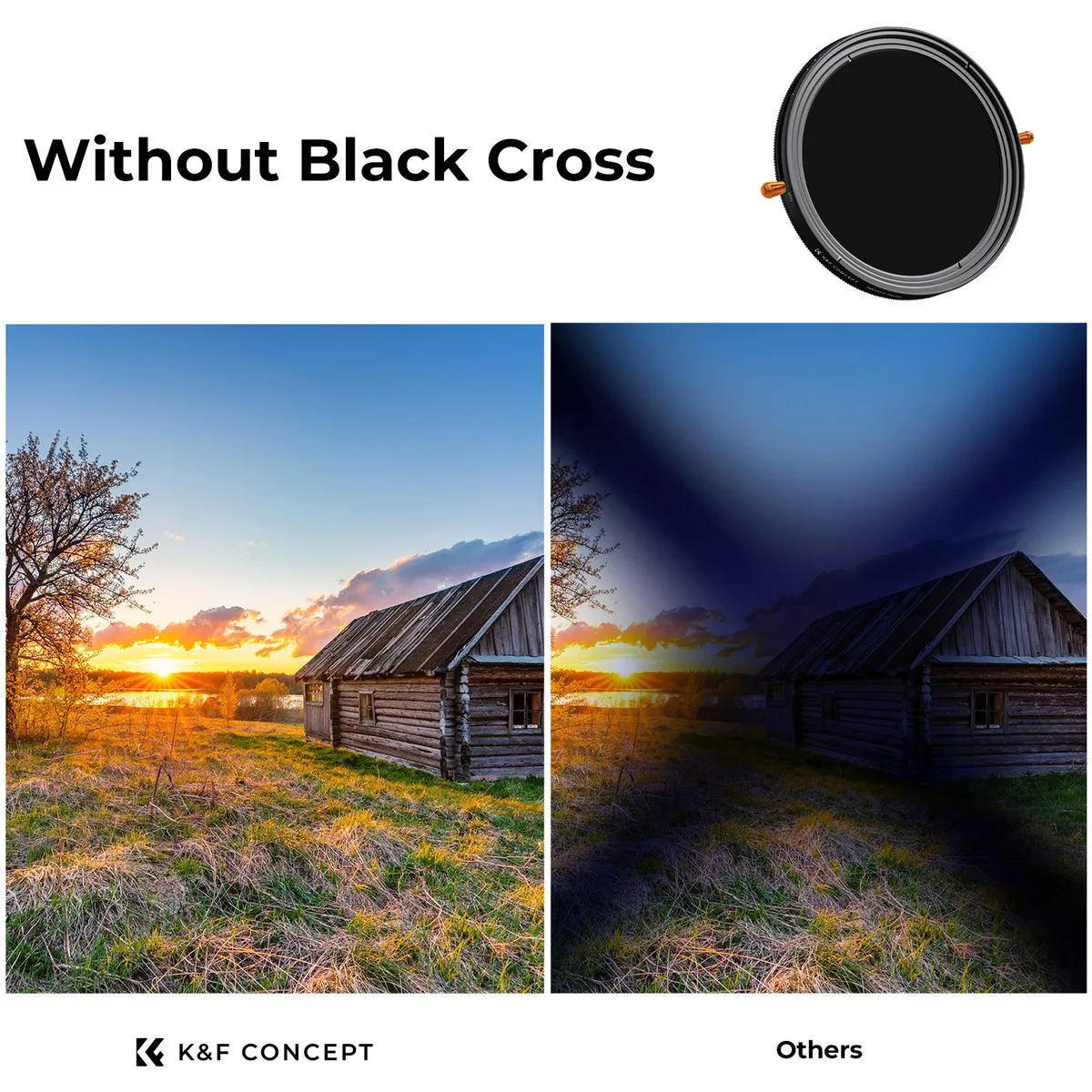 K&F Concept 67mm 82mm Nano D Series Variable Fader ND2-32 ND Filter and CPL Circular Polarizing Lens Filter in 1 for Camera Lens