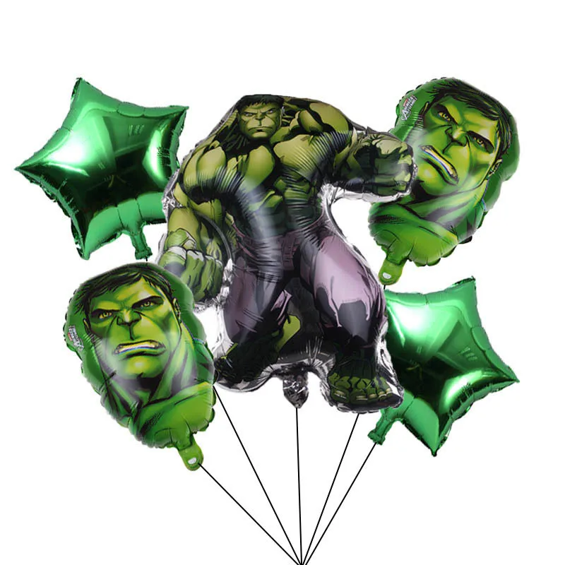 Marvel Comics The Avengers cartoon Hulk modeling children\'s birthday decoration balloons