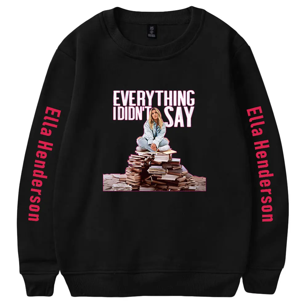 Ella Henderson New Pullover Spersonalizowana bluza z długim rękawem Męska wygodna bluza z okrągłym dekoltem dla dorosłych