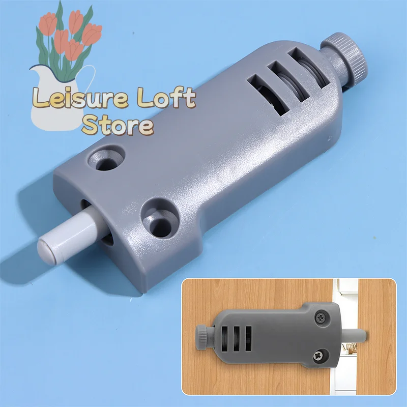 1/2Pcs Soft Close Cabinet Dampers - Push-Type Door Stopper & Rebound Buffers for Drawers, Wardrobes & Furniture