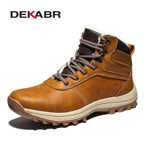 Winter Warm Leather Snow Boots DEKABR