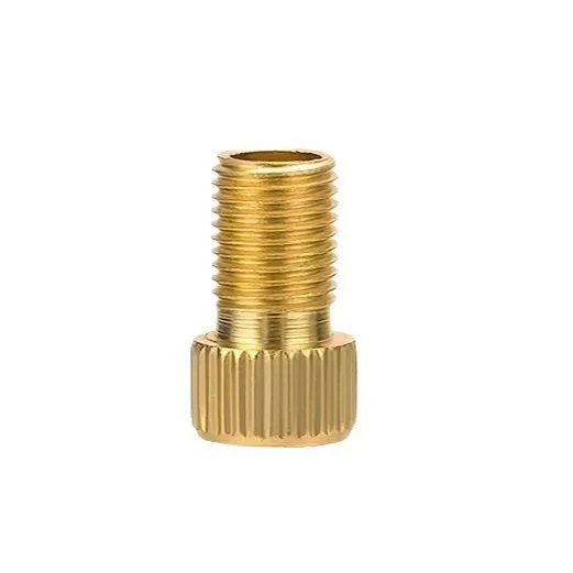 

Bicycle Aluminum Alloy Presta to Schrader Valve Adapter - Road Bike French-to-American Valve Copper Converter Fitting