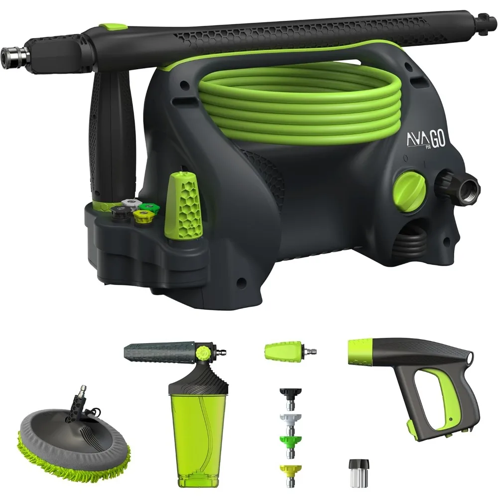 

Pressure Washer, 1800 Max PSI 2.0 Max GPM 1800 W, Includes 40 Ft Hose, Zoom Lance, Premium Foam Cannon, Pressure Washer