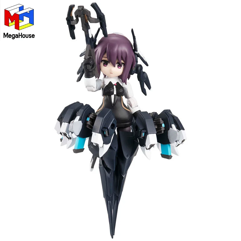 Megahouse Desktop Army Alice Gear Aegis Collaboration Mai Nikotama Senrei Posable Figure Anime Action Model Toys Gift