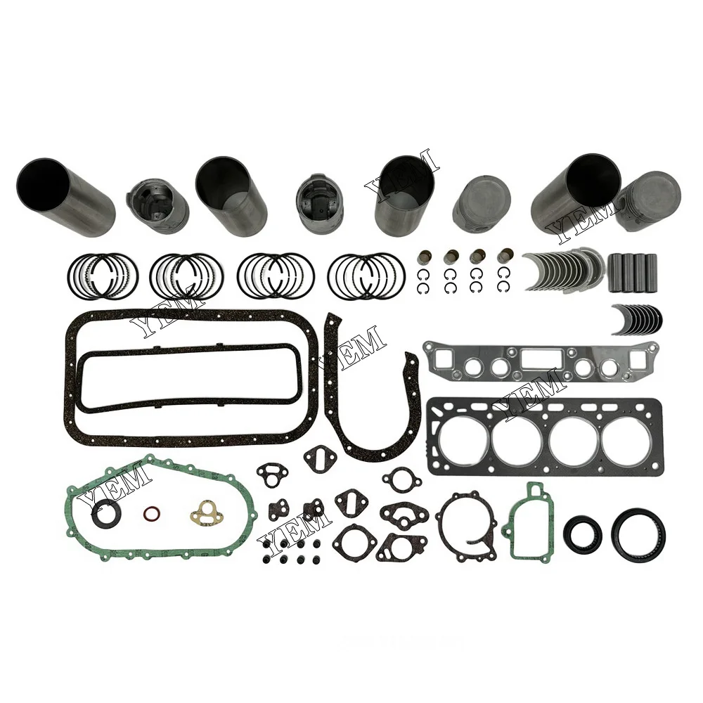 H20 Cylinder Liner Kit With Gasket Set Bearing For Nissan Engine.