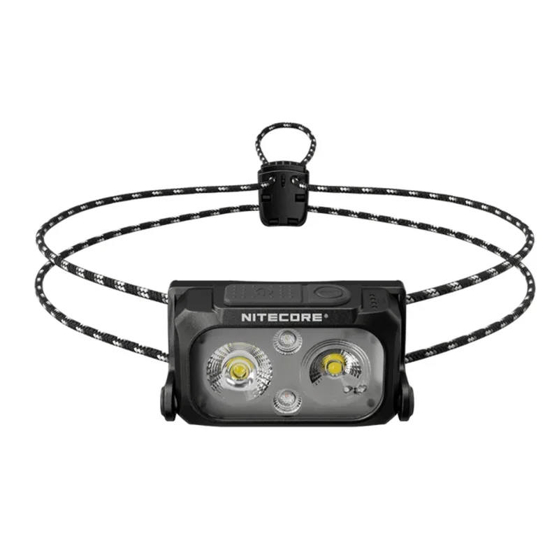 NITECORE NU25 UL Dual beam USB-C akumulatorowa latarka czołowa 400 lumenów kolor wiązki białe światło, czerwone światło wbudowana bateria 650 mAh