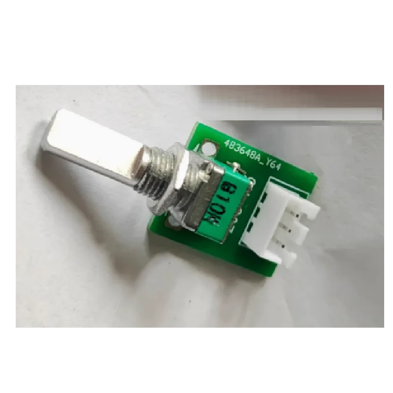 Volume potentiometer adjustment module 3-wire half axis 20mm B10K amplifier high and low frequency adjustment small board