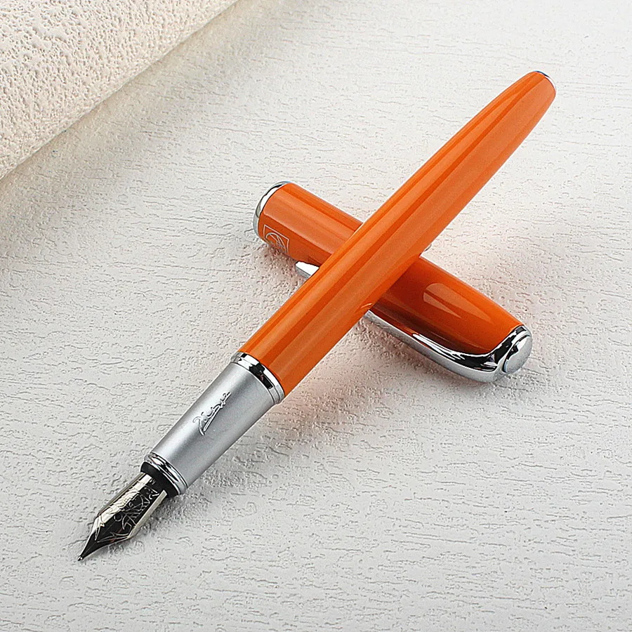 

Picasso 916 orange Metal Fountain Pen 0.7 Nib mm Matte Barrel Gift Business Pen
