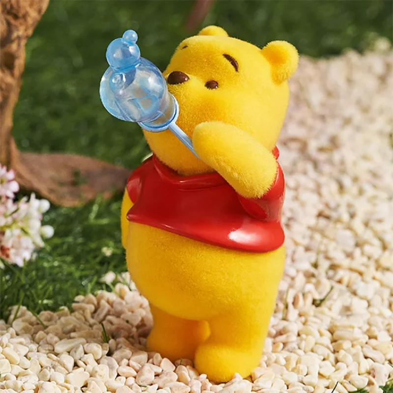 

Фигурка Винни-Пуха из мультфильма Disney, счастливая Повседневная серия Винни-Пуха, загадочная игрушка-сюрприз, рождественские подарки