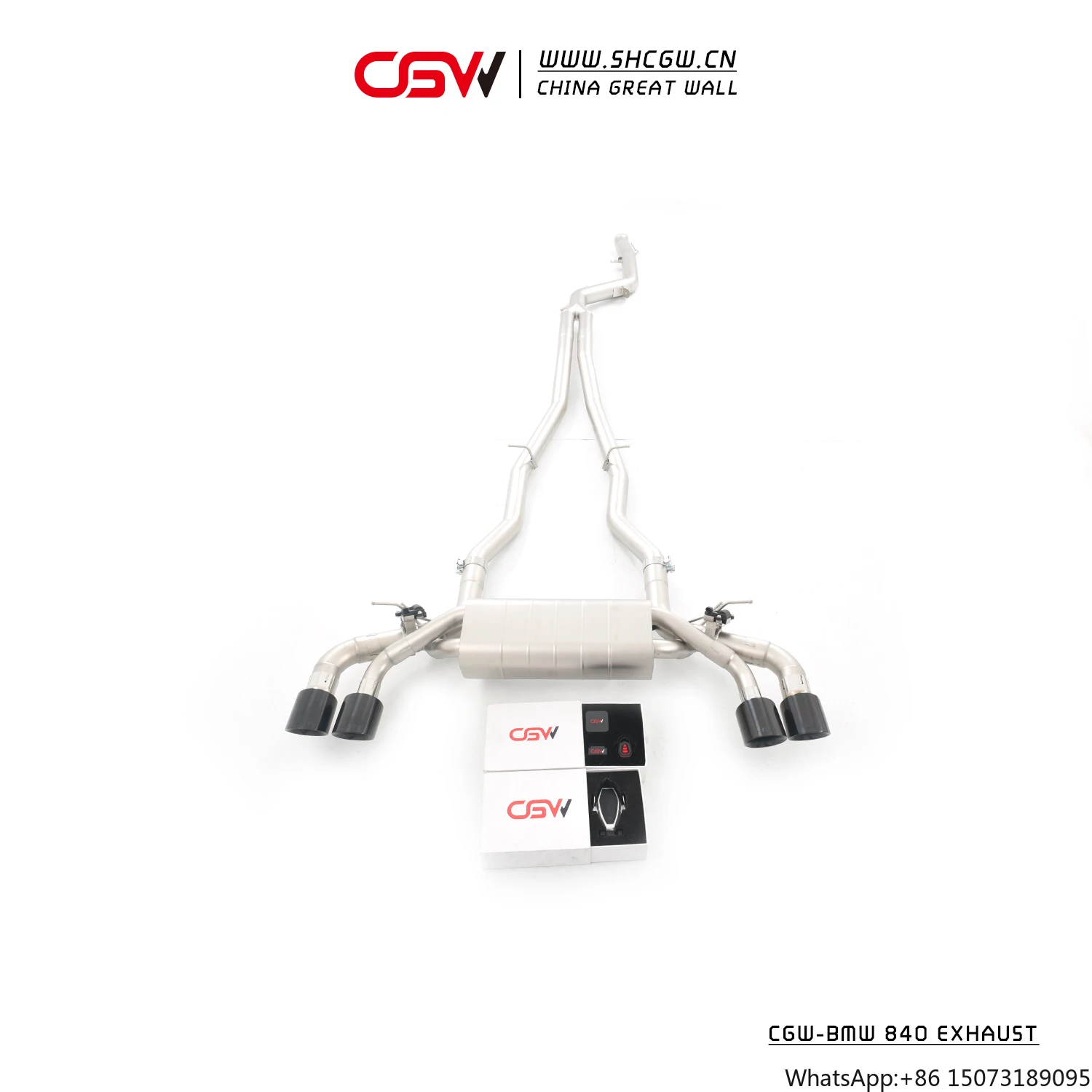 

Latest Luxury Car End Split RearExhaust Pipe for 8 Series 840 Auto Parts Muffler