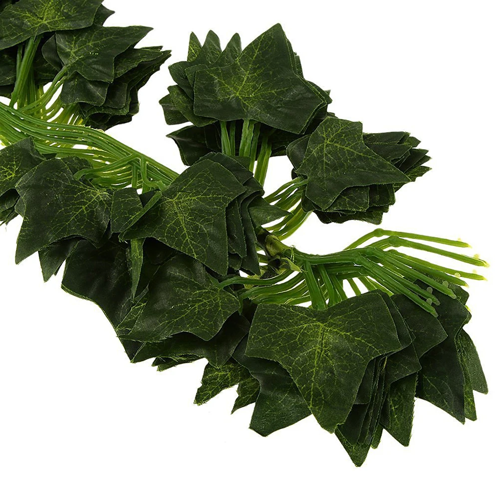 

12pcs 6.5Ft Artificial Hanging Vine Foliage Leaf Garland Plants Decor For Home Wedding Office Garden Party Sweet Potato