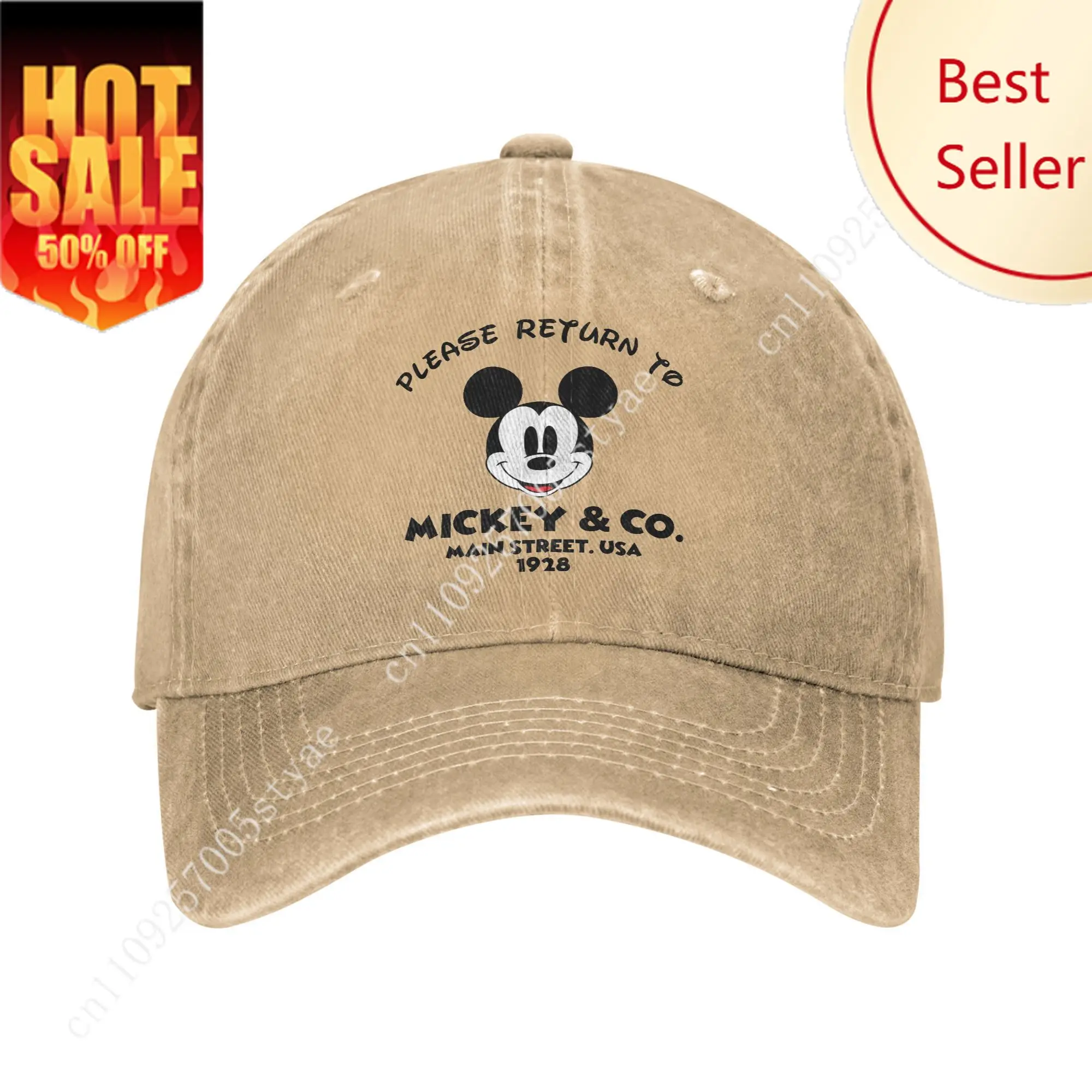 

Return to Mickey & Co Main Street USA Baseball Caps Outfits for Men Women Adjustable Trucker Hat