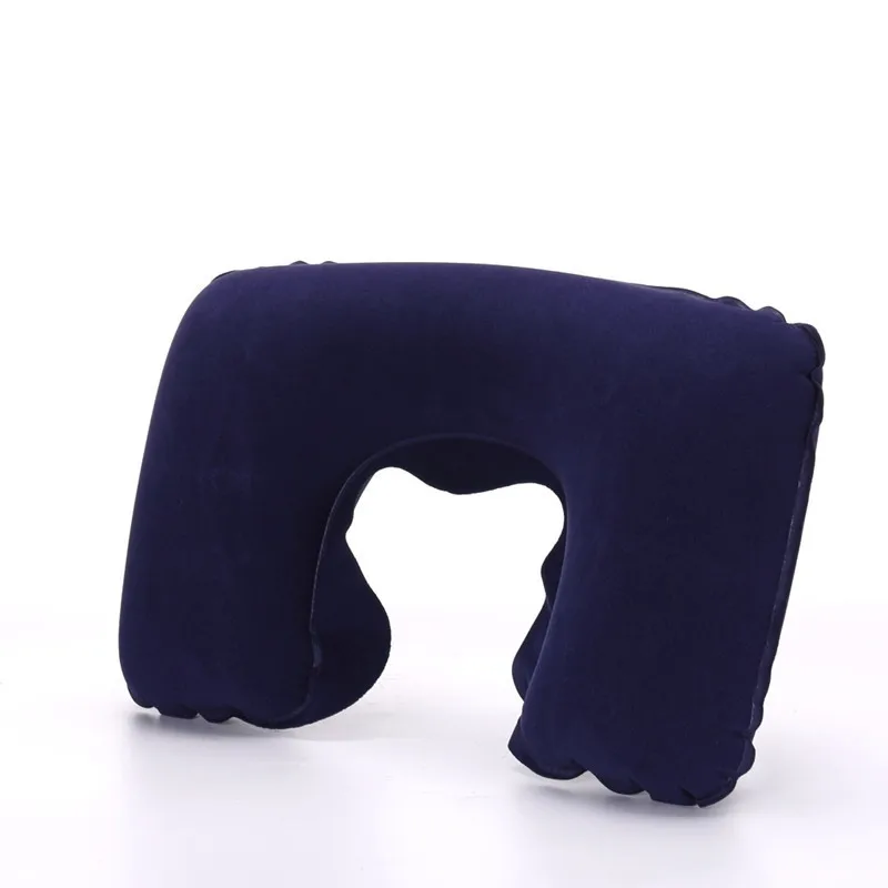 Functional Inflatable Pillow Inflatable Outdoors U Shaped Travel Pillow Car Head Neck Rest Air Cushion for Travel Neck Pillow