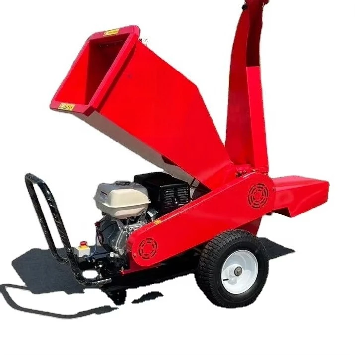 Industrial Electric Garden Shredder Machine Petrol Powered 220V Us Plug 1 Year Warranty Model JY-80
