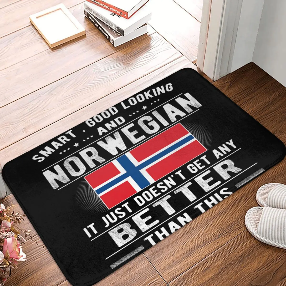 Norwegian Flag Norway Heritage 40x60cm Carpet Polyester Floor Mats Popular Durable Outdoor