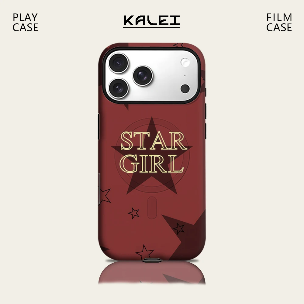 

Star Girl Phone Case for IPhone 17 16 15 14 13 Pro Max Plus for Magnetic Single Double-layer Tough Case