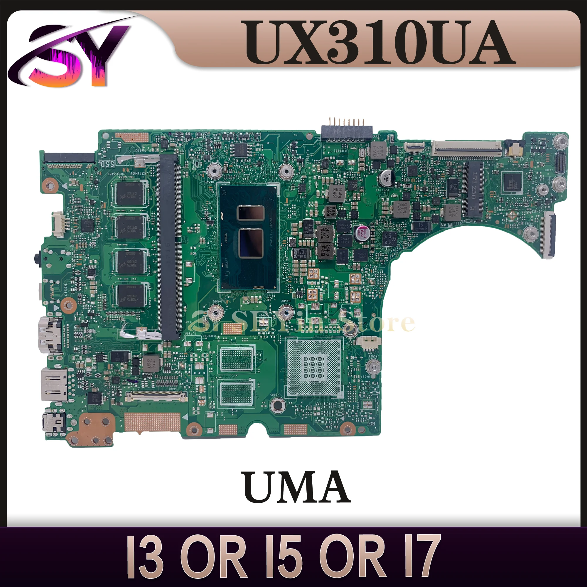 U3000U Notebook Mainboard Para ASUS UX310UV RX310U RX410U UX410UQK UX310UQK UX310UA UX310U UX410UA UX410U Laptop Placa-mãe